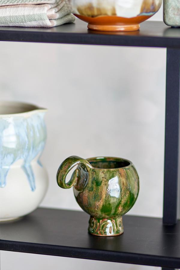Avonlea Cup, Green, Stoneware (set of four)