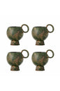 Avonlea Cup, Green, Stoneware (set of four)