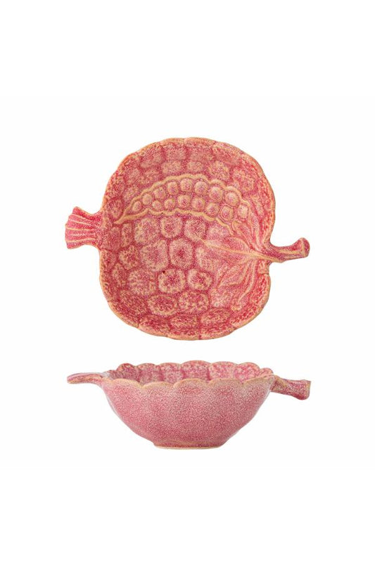 Gideon Bowl, Rose, Stoneware