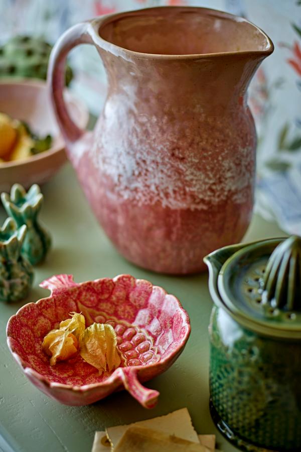 Gideon Bowl, Rose, Stoneware